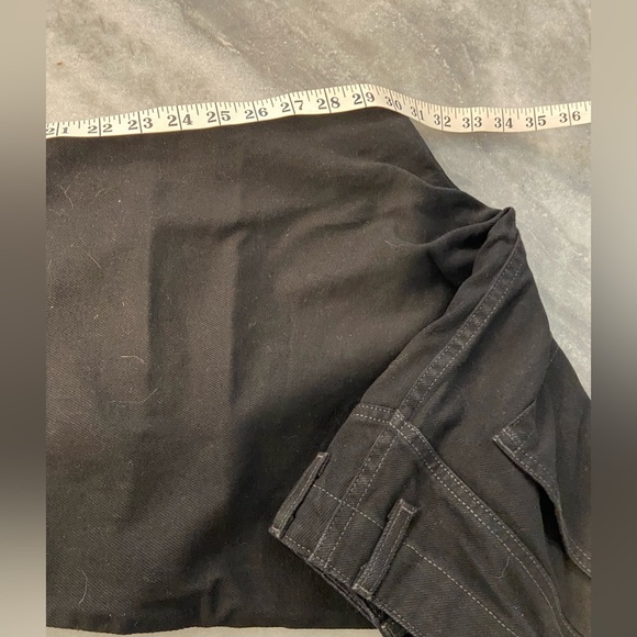 L.L. Bean Size 18 Original Fit Relaxed Comfort Waist Black Straight Leg Jeans - Picture 8 of 11